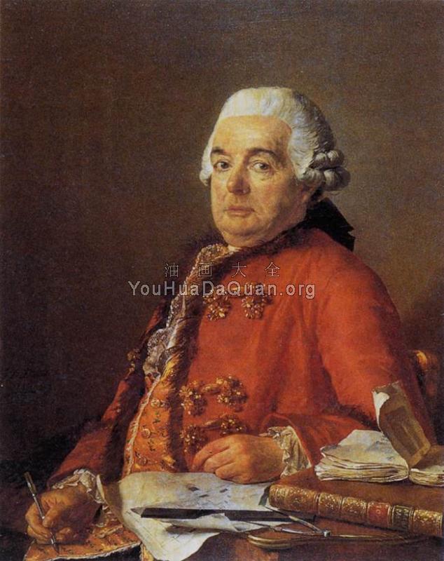 Portrait of Jacques-François Desmaisons - 雅克-路易·大卫